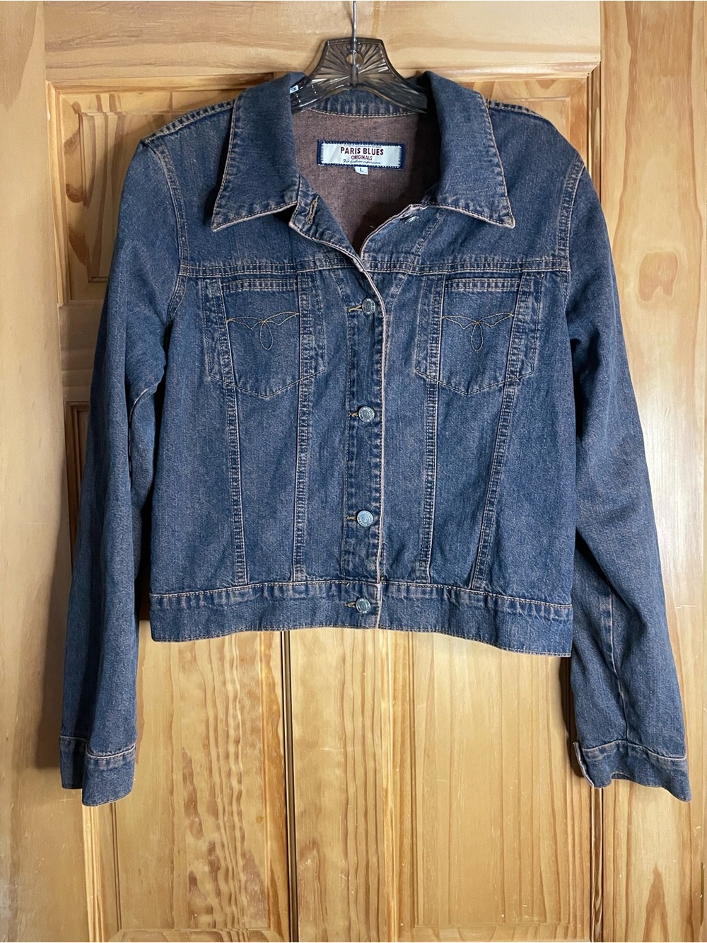 Paris Blues Indigo Blue Denim Jacket with Button Front